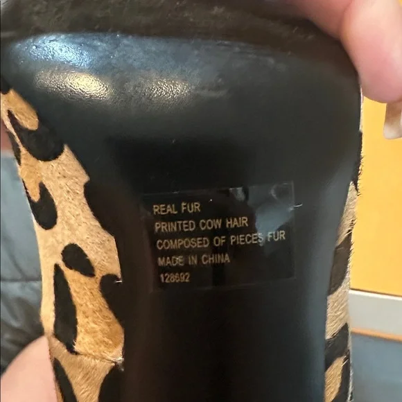 Steve Madden Leopard Print Heels - Picture 6 of 7